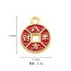 Nuevo colgante de gota de aceite ficticio de estilo chino, accesorios de joyería DIY, pulsera colgante Shajin Rich para la noche