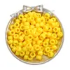 Cuentas de Pony Acrílicas Personalizadas de Agujero Grande, Cuentas de Cubo, Cuentas de Plástico Tejidas, Accesorios para Pulseras DIY Hechos a Mano, Enfilado de Cuentas
