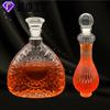 Fabricante Produce Botellas de Licor de Vidrio Transparente para Whisky, Xo, Brandy, Botellas Vacías con Tapas de Vidrio, Cajas de Regalo Personalizadas