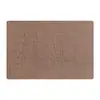 Mantel Individual de PU con Patrón de Tela de Imitación Clásica, Esterilla Protectora Aislante del Calor y Anti-quemaduras, Mantel Aislante del Calor para Mesa de Comedor, Esterilla de Mesa de Alta Gama para Ollas