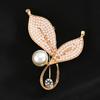 Broche nicho de alta qualidade luxo leve terno laço strass corsage liga de alta qualidade acessórios de roupa criativos atacado