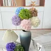 Flores Artificiales Nuevas para Boda Transfronterizas, Paletas de Dulce, Hortensias, Flores Secas, Arreglo de Piso para Salón de Bodas, Decoración de Pared de Fondo, Materiales Florales, Flores Falsas