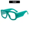 2026 Nuevas Gafas de Sol Cuadradas de Marco Grande Estilo Coreano Versátiles de Moda Tendencia con Personalidad para Fotografía Callejera y Protección UV