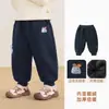 Pantalones de Felpa Kaka Panda para Niños Pantalones de Chándal de Invierno para Niños Ropa de Invierno para Bebés Pantalones Largos Cálidos de Otoño/Invierno para Niñas
