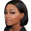 Peluca europea y americana de Amazon, cabello corto lacio, cabello corto parcial, corte bob, red rosa, explosiones, fabricantes de pelucas para mujeres africanas