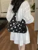 Bolso Tote de Lunares Grande de Moda Súper Popular Coreano para Mujer 2026 Nuevo Bolso de Hombro Cruzado Versátil para el Trabajo