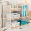 Estante de almacenamiento para clasificación por tema, gabinete vertical de almacenamiento de libros de múltiples niveles para escritorio de estudiante, estantería para archivos A4 de escritorio de oficina