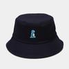 Sombrero de pescador estilo coreano con estampado de dinosaurio pequeño y lindo para hombres y mujeres, estudiantes, para exteriores, informal, para el sol, de moda.