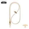 Cordão Original para Celular Longo 8mm Mosquetão de Montanhismo Transversal Ajustável Outdoor Elegante Dourado Escalada Corda Trançada