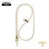 Cordón de alta gama original para teléfono móvil de 8 MM resistente para colgar en el cuello ajustable para exteriores anti-pérdida cuerda trenzada para muñeca dorada