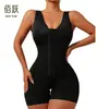 Amazon Modelador Corporal Body Compressão Cintura Gancho e Olho Zíper Peça Única Levanta Glúteos Afina Barriga Body Modelador Corporal Emagrecedor