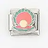 Serie de Brazaletes Modulares Italianos de Acero Inoxidable Estilo Océano Pulsera Elástica DIY Charms Italianos