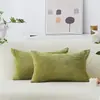 Funda de almohada rectangular de pana para Amazon transfronteriza, funda de cojín decorativo para la cintura, adecuada para sofá, banco