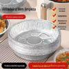 Caixa de almoço de lata tigela de papel de lata tigela descartável recipiente de embalagem para takeaway caixa de alumínio redondo folha de almoço embalagem atacado