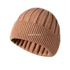 Gorro de Lana con Puño de RPET Transfronterizo con Logo Suéter de RPET Gorro de Punto Acrílico para Ciclismo Fábrica Personalizada