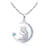 Amazon Transfronterizo Collar Nuevo de Zapatos de Ballet Collar de Circonita Cúbica Micro-incrustada Joyería de Cuello de Personalidad para Mujer Regalo