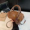 Bolsa de Bolos Horizontal Versátil Bolsa Pequeña 2025 Otoño/Invierno Nueva Bolsa para Mujer Ins Estilo Celebridad de Internet Bolso de Mano de Moda
