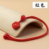 Hengmeihe Botón de Placa Cheongsam Chinoiserie Rosa con Borla de Diamantes Hebilla de una Palabra Accesorios de Botones Chinoiserie Tejidos a Mano