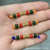 Nuezas Cuentas Espaciadoras Universales para Ejes de Cobre con Estrella y Luna Coco Accesorios para Juguetes DIY DIY