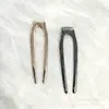 Horquillas en forma de U Europeas y Americanas, Horquillas de Aleación de Alta Gama para la Parte Trasera de la Cabeza, Elegantes Horquillas para Moños para Mujeres, En Stock