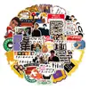 50 Pegatinas Decorativas de Graffiti de la Serie de TV Americana Más Vendida Friends, Funda para Teléfono Móvil, Maleta, Caja de Regalo para Computadora Conmemoración