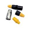 Conector de Enchufe de Cable de Red RJ45 Aviación Impermeable Enchufe de Señal con Pantalla LED No Incluye Cabeza de Cristal