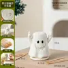Caixa de Fio Dental Fantasma com Gesto de Dedo do Meio Fofo para Uso Doméstico, Porta-Fio Dental para Sala de Estar, Caixa de Cotonetes, Porta-Palitos Criativo para Casa