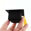 Caja de embalaje para birrete estilo europeo caja creativa para dulces de sombrero de doctor caja de dulces para fiesta de graduación caja de regalo de espalda venta al por mayor