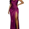 En stock transfronterizo 2026 verano europeo y americano festivo sin mangas abertura alta cintura alta ajuste ceñido elegante vestido de fiesta