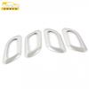 Adecuado para Peugeot 3008 anillo brillante de la cubeta interior de la puerta 3008 cromado cubeta de la puerta cubierta resistente a los arañazos parche de película protectora accesorios