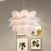 Frete grátis Lustre de PVC Lótus simples nórdico lâmpada moderna para restaurante lâmpada de loja lustre de quarto lustre de personalidade criativa