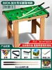 Mesa de Billar para Uso en Casa, Pequeña Mesa de Billar de Escritorio para Niños, Mini Mesa de Billar Familiar Interior, Mesa Grande Plegable
