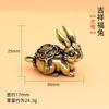 Maré nacional coelho chaveiro pingente jóias presente do zodíaco pingente de latão diy pequeno presente explosões tenda atacado