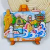[Provincia de Zhejiang] Imán para Refrigerador del Lago del Oeste de Hangzhou, Montaña Putuo, Xitang, Wuzhen, Montaña Mojiang, Atracciones Turísticas de Jiaxing
