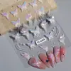 Pegatinas para Uñas Mariposa de Ensueño 5D en Relieve Tridimensional Estilo Europeo y Americano Puro Deseo Hada Mariposa Pegatinas de Arte para Uñas Accesorios Estilo Tj