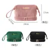 Nova Bolsa de Maquiagem Fashion, Grande Capacidade, Bolsa Portátil para Armazenamento de Cosméticos, Necessaire de Viagem de Camada Dupla
