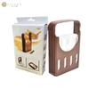 Rebanador de pan, divisor de tostadas, rejilla para rebanar plegable, caja de color, herramienta para hornear, cortador