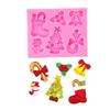 Natal Decoração Circundante Meias de Natal Árvore de Natal Caixa de Presente Decoração Acessórios Creative Baking Molde