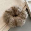Diadema de Peluche de Imitación de Visón Atmosférico 2023 Nueva Elegante Otoño e Invierno Goma para el Cabello Tipo Intestino Grande Banda de Goma Retro Goma para el Cabello para Mujer