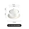 Taza de Estofado Impermeable de Cerámica de Phnom Penh con Tapa Tazón para Gachas de Salón de Belleza Tazón para Postre Nido de Pájaro en Pared Saltarina de Buda Taza Pequeña para Sopa Tazón