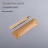 Faca descartável e colher de garfo louça de madeira Kraft papel bolo faca takeaway fruta salada garfo sobremesa colher de sorvete