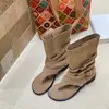 Sandalias Romanas de Tira en el Dedo del Pie de Media Pantorrilla de Moda Caliente para Mujer, Nueva Moda Primavera 2026 para Uso en Exteriores, Botines de Tobillo Estilo Coreano de Espiga para Verano