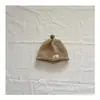 Corea del Sur Moda Sencilla Sombrero de Lana para Niños Sombrero Elegante Color de Contraste Superior Sombrero de Bola de Lana para Bebé Viaje Todo Fósforo Sombrero de Punto