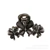 Pinza para el Cabello de Mariposa con Acabado de Alta Gama, Pinza Pequeña de Garra con Piedra Ojo de Gato, Pinza para Flequillo Lateral para Mujer, Pinza para Recogido Parcial para la Parte Trasera de la Cabeza, Accesorio para el Cabello