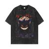 Amazon manga corta Retro Americano Calle Alta vintage lavado viejo holgado moda pareja media manga camiseta comercio exterior eBay
