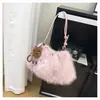 Moda japonesa e coreana minimalista de pelúcia 2026 nova coleção de inverno feminina, bolsa de ombro, bolsa tote e bolsa crossbody estilosas e luxuosas para o dia a dia