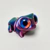 Impresión 3D Rana Linda de Ojos Grandes Shougong Decoración de Rana Simulación de Articulaciones Ojo Mini Juguete de Rana Regalo Transfronterizo