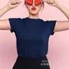 [Código Europeo Transfronterizo] 2025 Camiseta Casual Transfronteriza Color Sólido Pesada Street Ancha