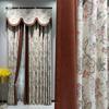 Nuevas Cortinas Blackout de Chenille con Estampado Digital Estilo Campestre Americano de Lujo 2024 para Dormitorio y Sala de Estar