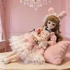 Vestido Lolita al por mayor Ropa para muñeca BJD 1/6 Estilo Bosque Nuevo Ropa de vestir para muñeca de 30 cm Conjunto de atuendo casual